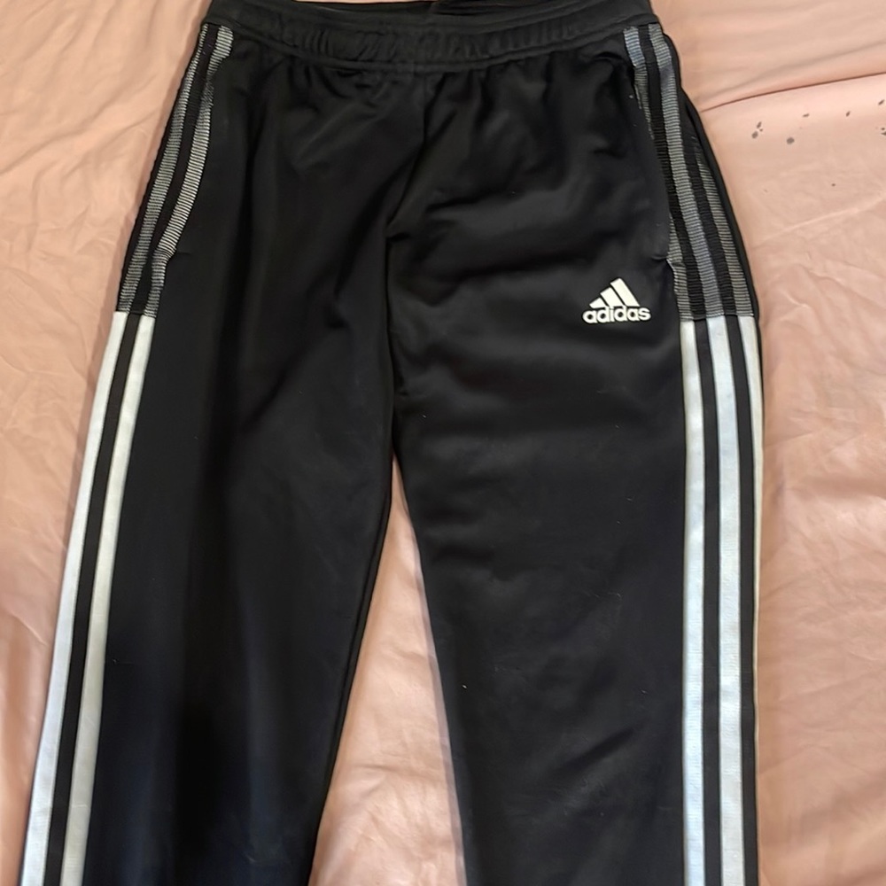 Black and gray Adidas Size XS